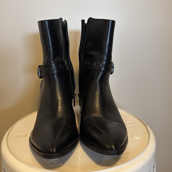 Nine West block heel leather boot - Picture 3 of 6